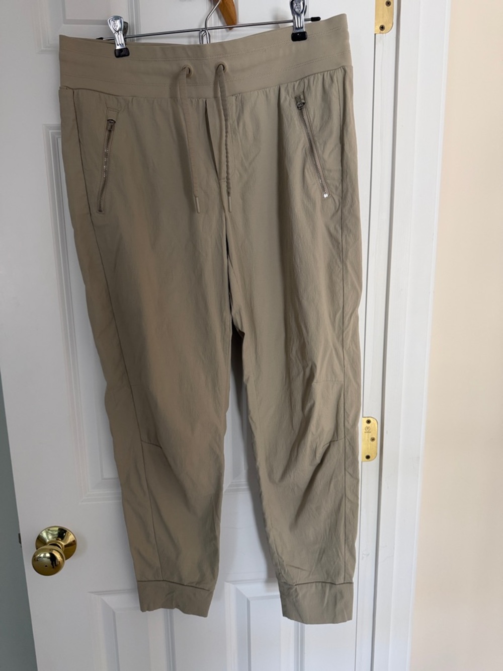 Women’s Athleta Casual Drawstring Jogger Pants - Khaki